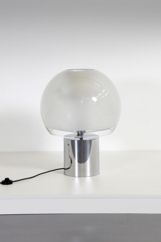 Lampada da tavolo Porcino design Caccia Dominioni per Azucena