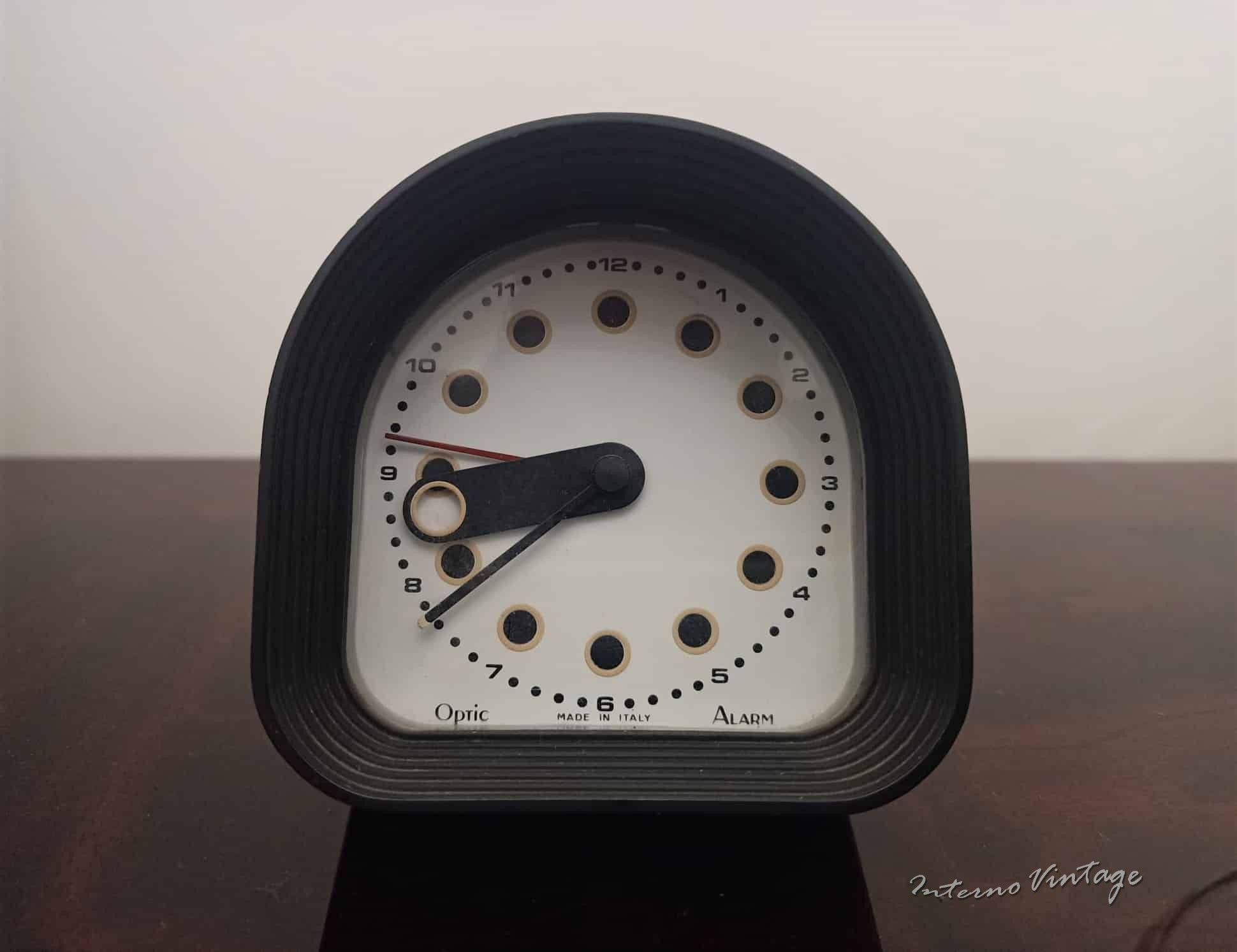 orologio "Optic" Ritz Italora design di Joe Colombo degli anni 60